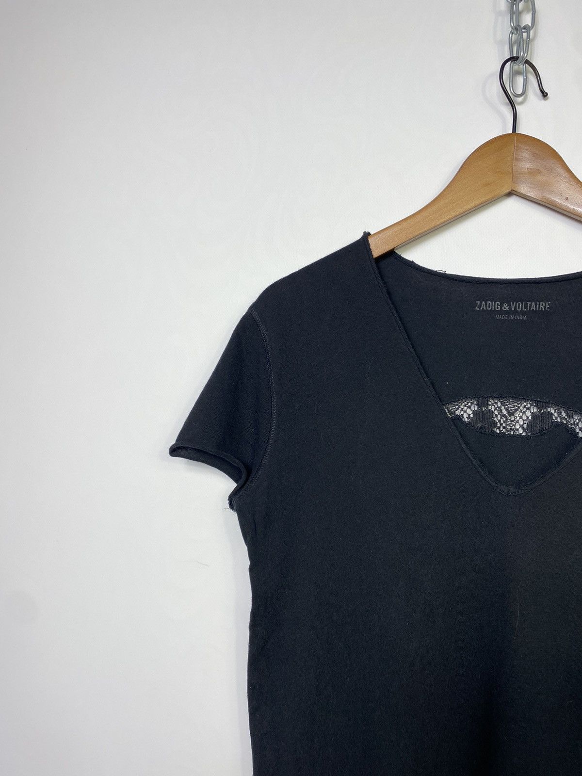 Zadig & Voltaire Zadig Voltaire Skull Logo T-shirt Alexander McQueen Style Size L / US 10 / IT 46 - 9 Thumbnail