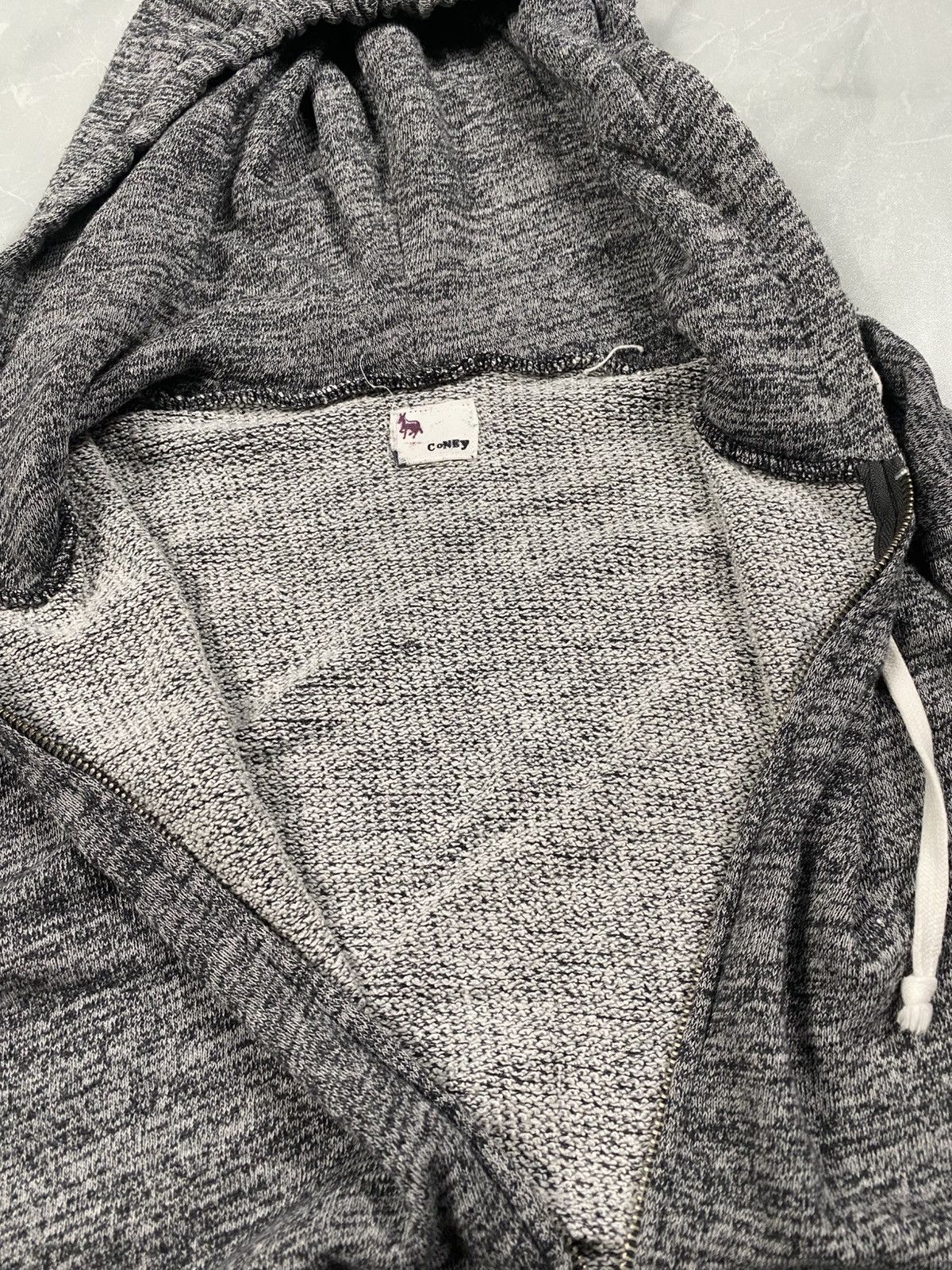 Japanese Brand Vintage CoNEy Grunge Style Knit Zip Up Hoodie Size US M / EU 48-50 / 2 - 4 Thumbnail
