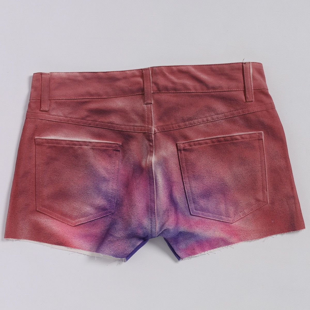 Bottega Veneta Bottega Veneta Tye Dye Multicolor Cropped Jeans Denim Shorts Size 27" / US 4 / IT 40 - 5 Thumbnail