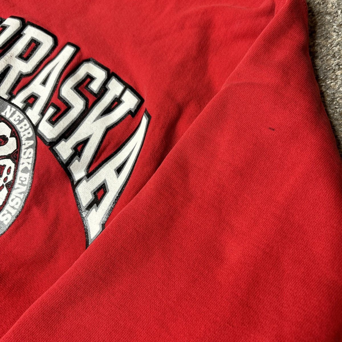 Champion × Vintage 80s champion reverse weave Nebraska red sweatshirt Size US XL / EU 56 / 4 - 6 Thumbnail