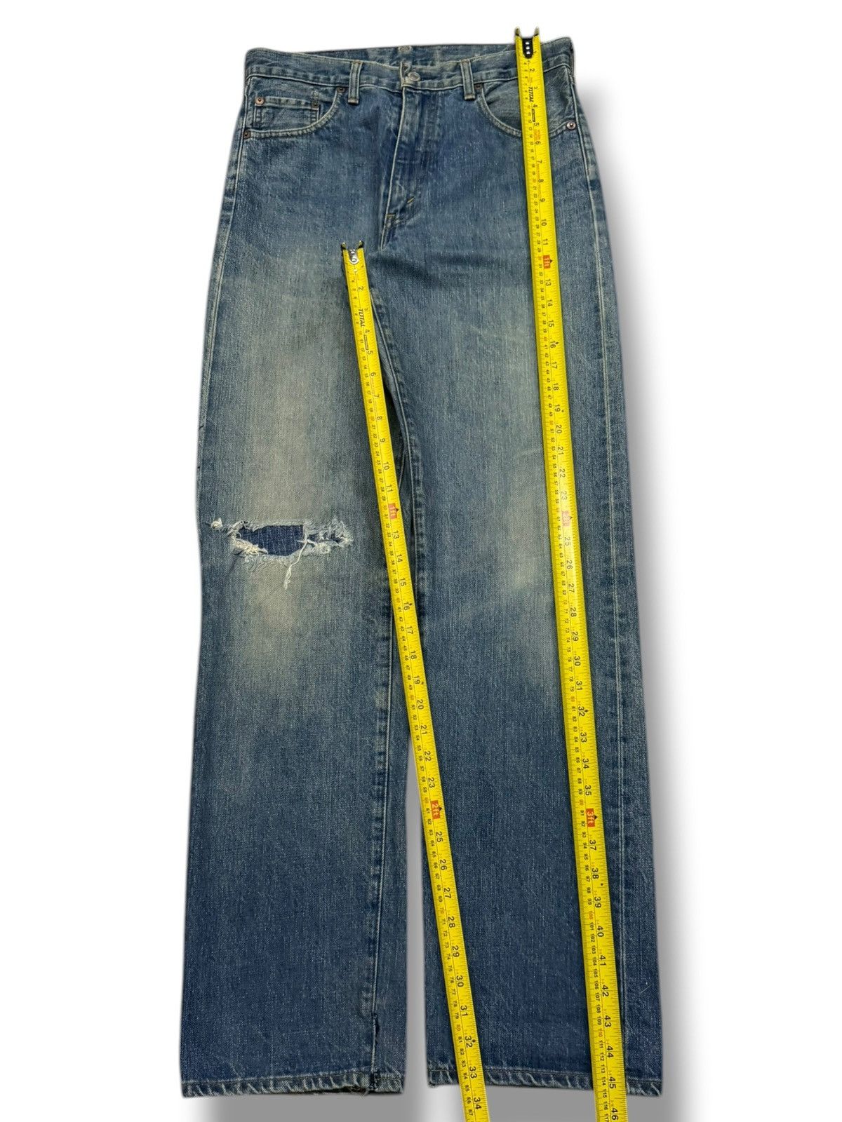 Levi's Vintage Clothing Vintage Levi’s 502 Big E Selvedge Denim Jeans Japan | W30 Size US 30 / EU 46 - 17 Thumbnail