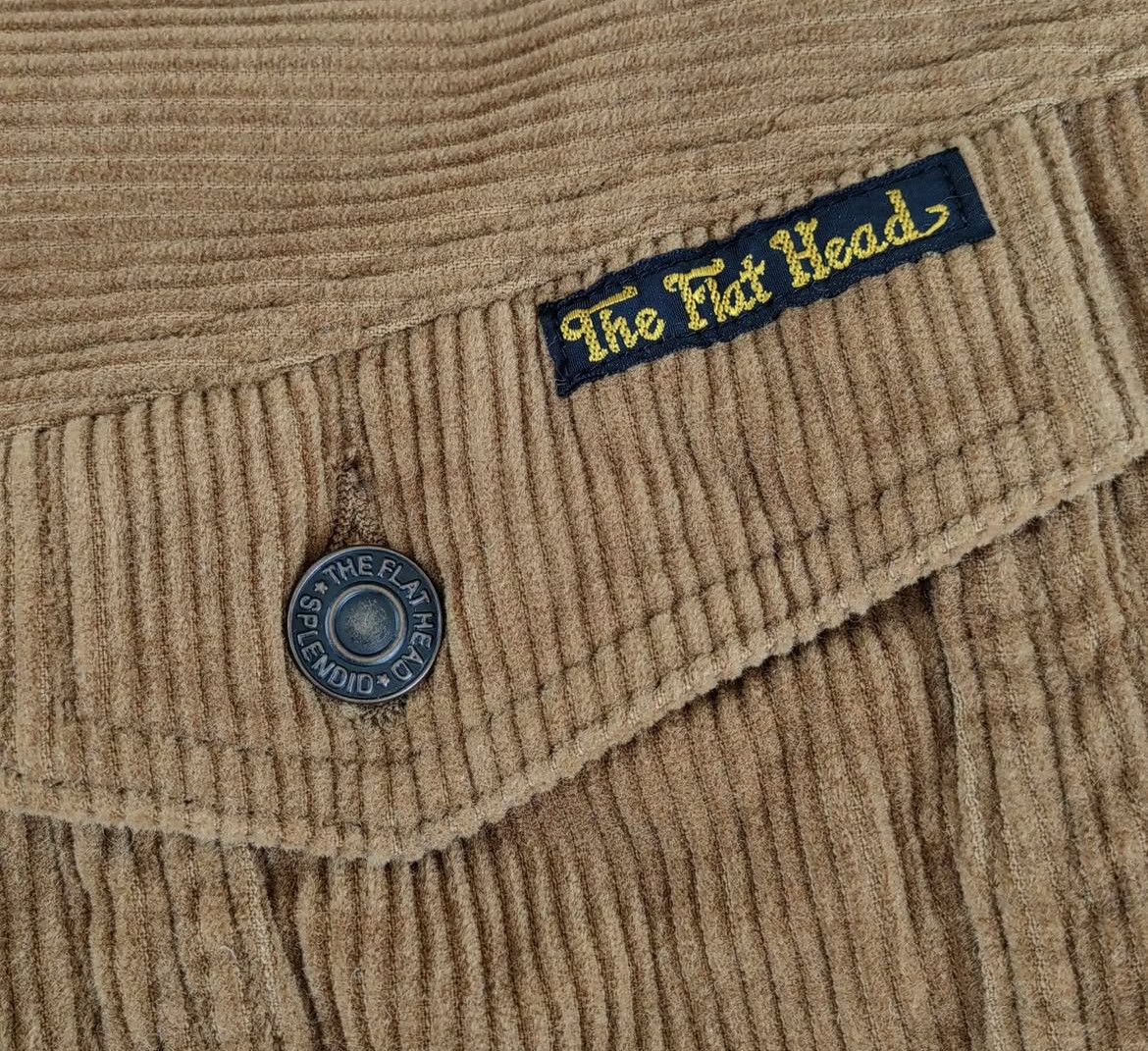 The Flat Head 2000s Flat Head Wool Sherpa Corduroy Trucker Jacket Size US M / EU 48-50 / 2 - 2 Thumbnail