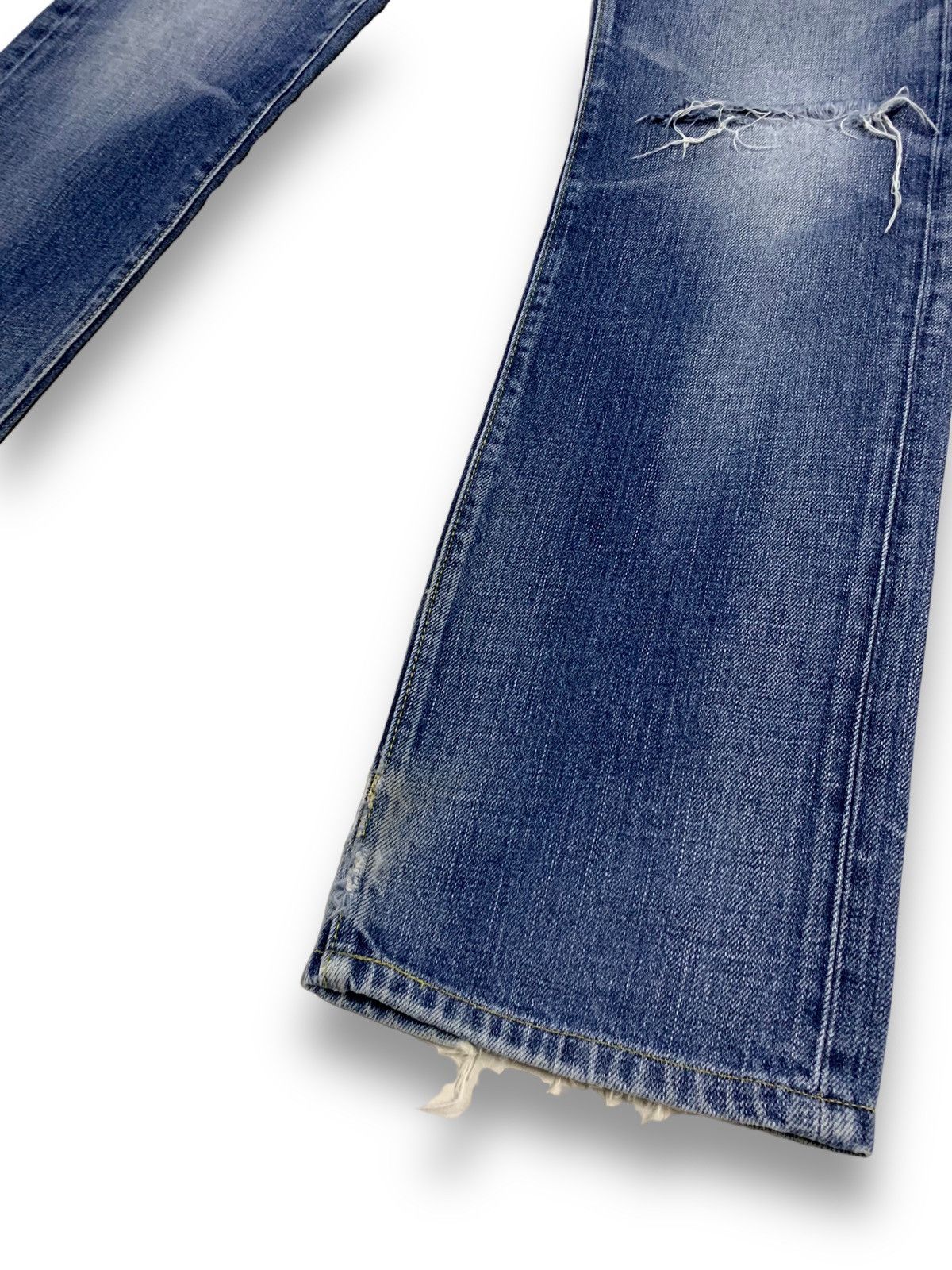 Japanese Brand Vintage Japanese Brand Slim Straight Distressed Grunge Jeans Size US 30 / EU 46 - 12 Thumbnail