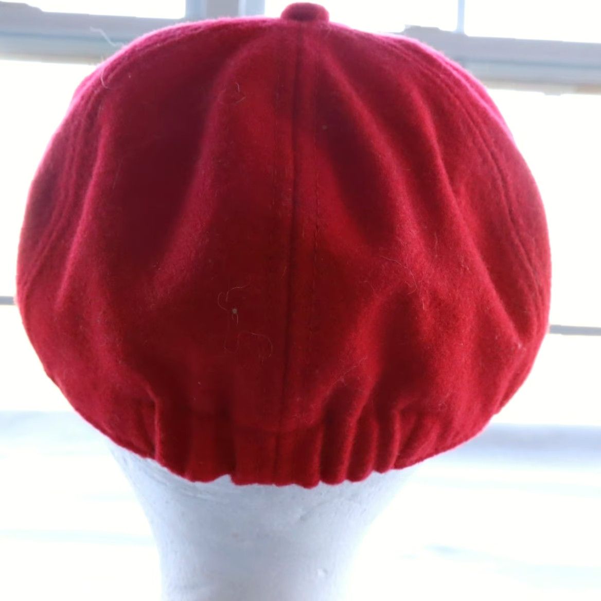 J.Crew J. Crew Wool Red Woven Baseball Fitted Hat Men's L/XL Size ONE SIZE - 3 Thumbnail