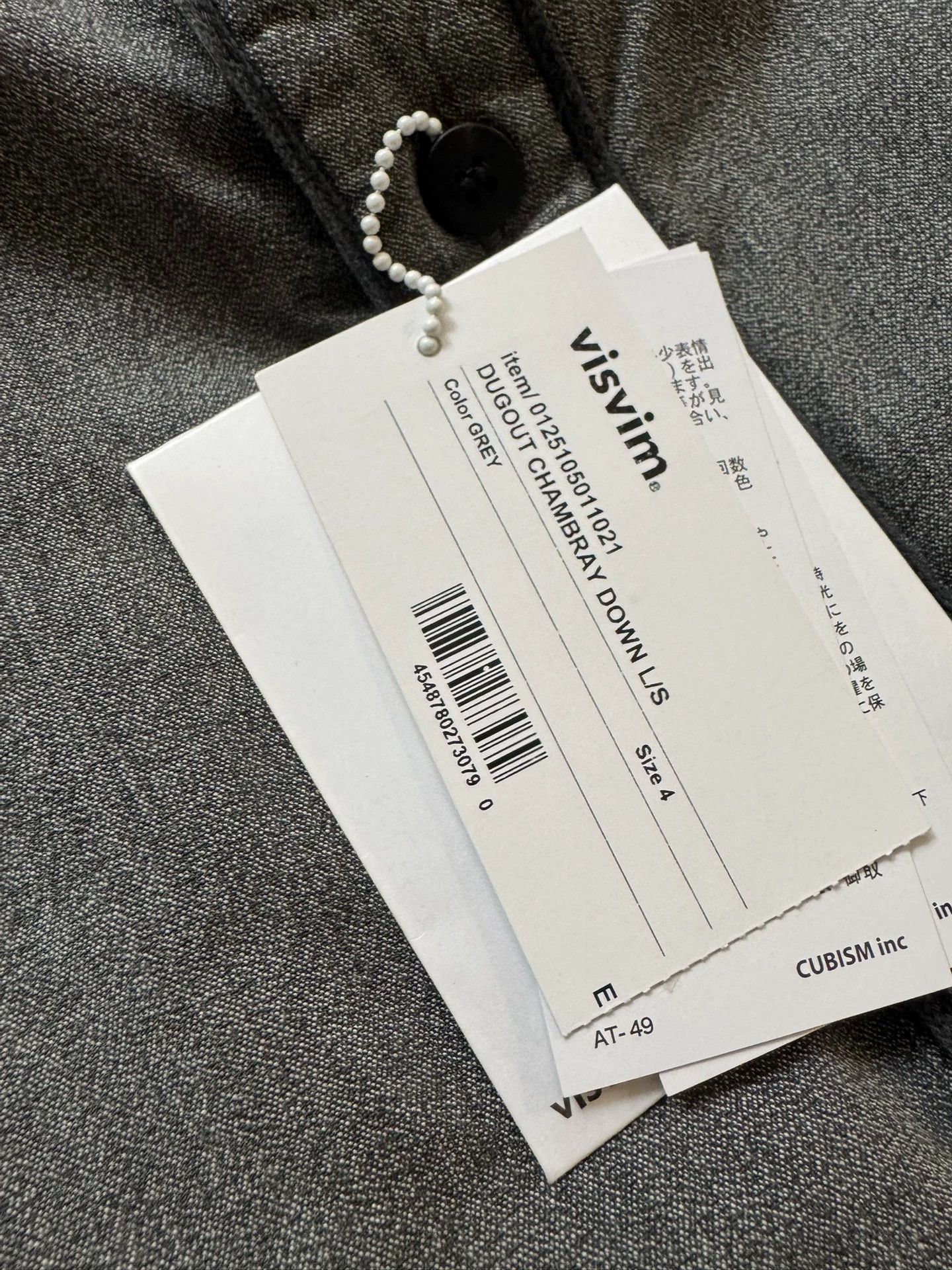 Visvim VISVIM 25SS Dugout Chambray Down LS Gray 4 Jacket Size US XL / EU 56 / 4 - 3 Thumbnail