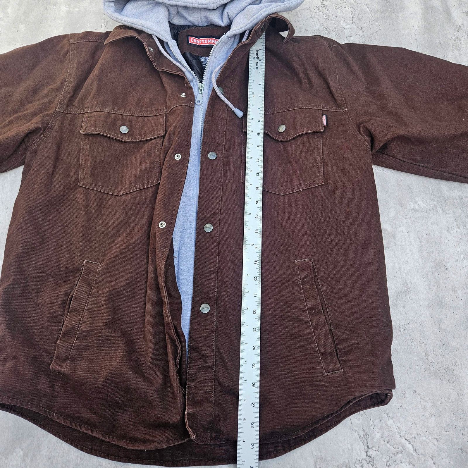 Craftsman Craftsman Canvas Jacket Hoodie Medium Work Jacket NWOT Brown Size US M / EU 48-50 / 2 - 8 Thumbnail