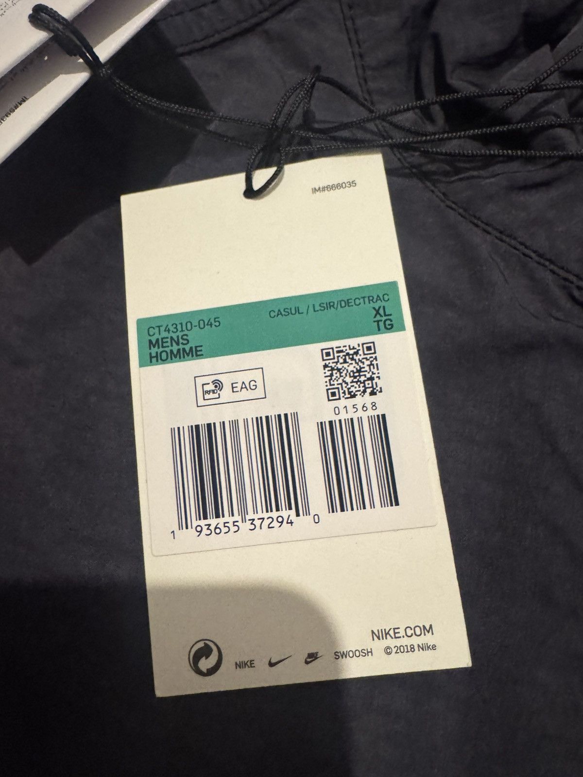 Nike × Stussy Nike x Stussy Windrunner Jacket Off Noir Size US XL / EU 56 / 4 - 4 Thumbnail