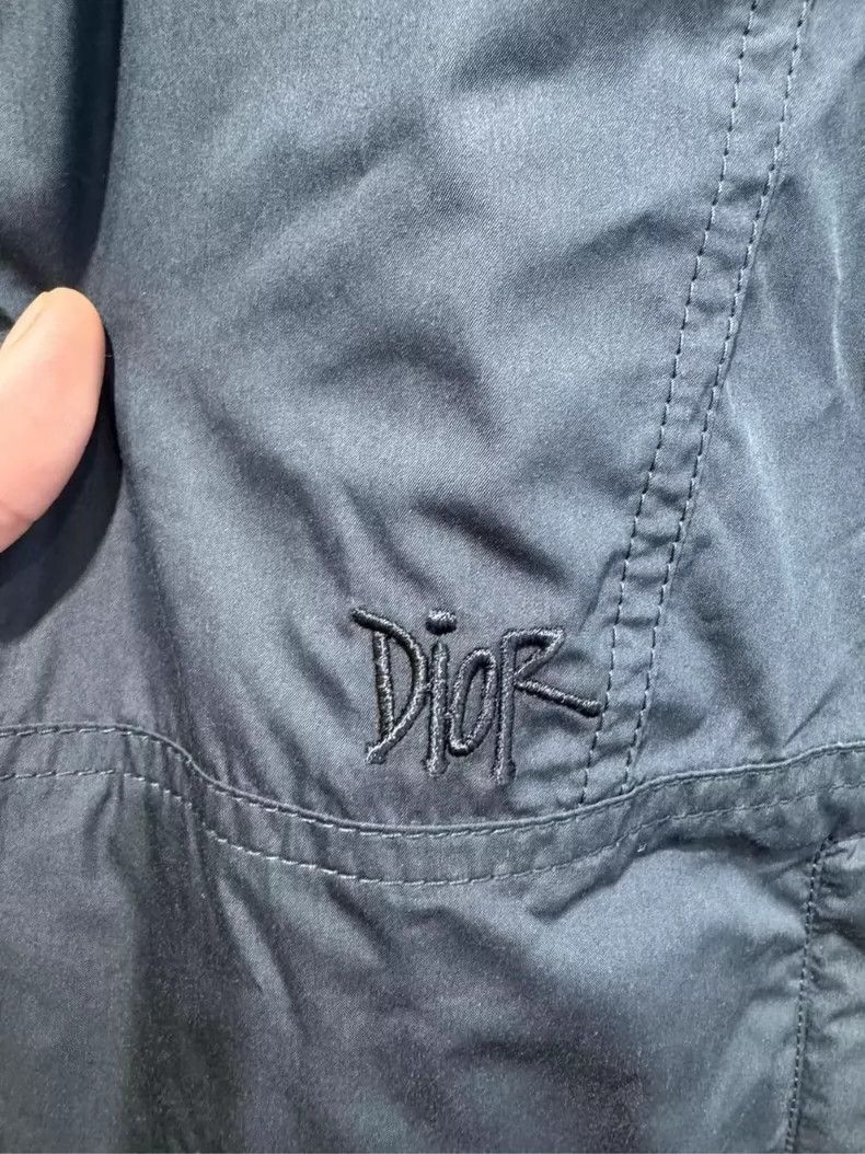 Dior Dior Embroidered Logo Letter Full Print Hooded Jacket 2501- Size US S / EU 44-46 / 1 - 4 Thumbnail