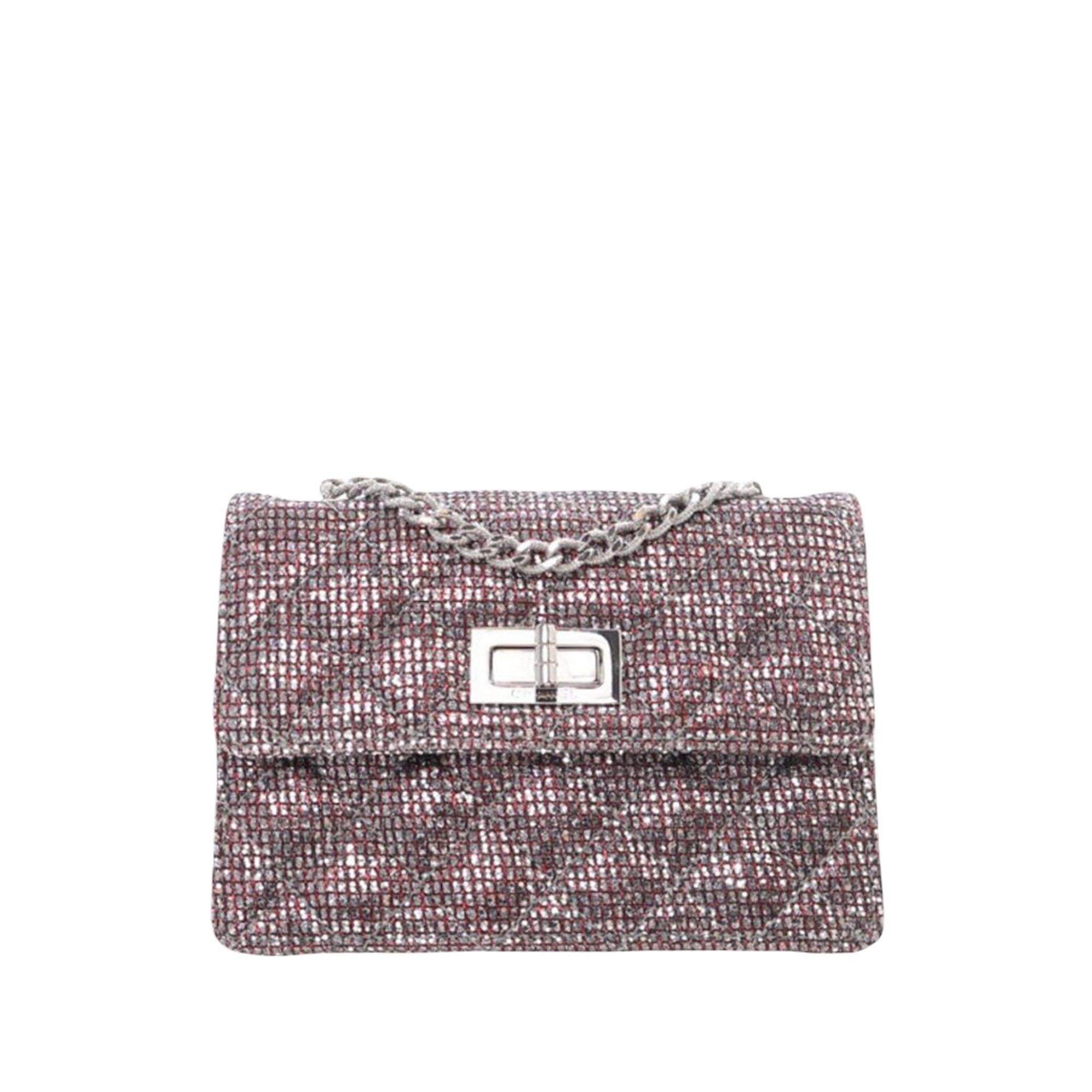 Chanel Mini Glitter Canvas Reissue 2.55 Flap Size ONE SIZE - 1 Thumbnail