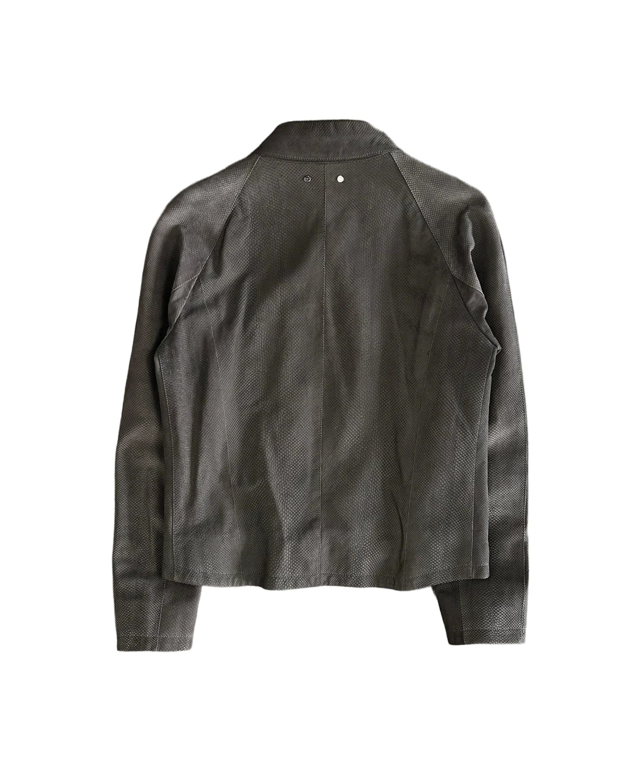 Louis Vuitton Snakeskin Leather Jacket Size US S / EU 44-46 / 1 - 2 Thumbnail