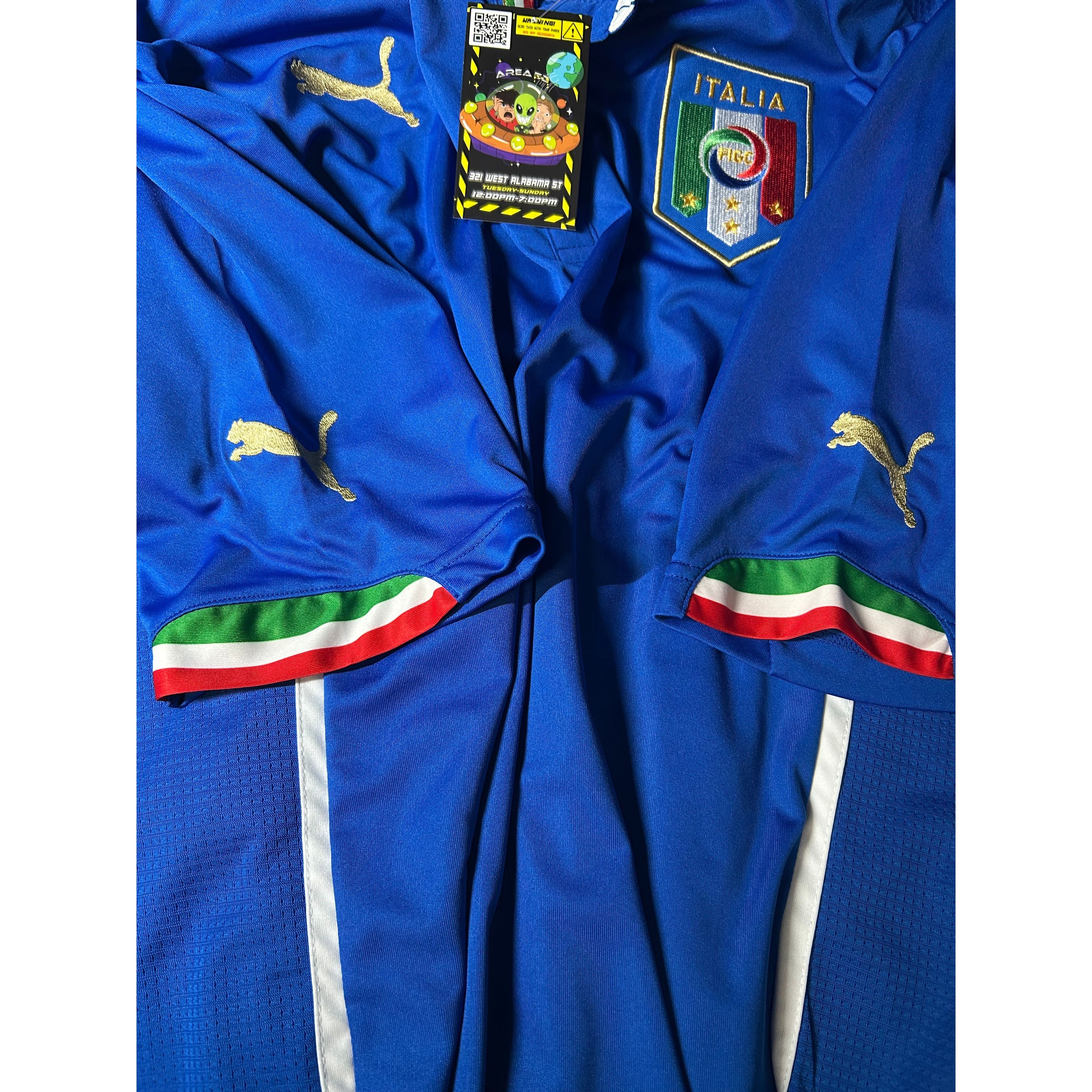 Puma Puma Italy Team 2014 Home Shirt Soccer Jersey Size US XL / EU 56 / 4 - 5 Thumbnail