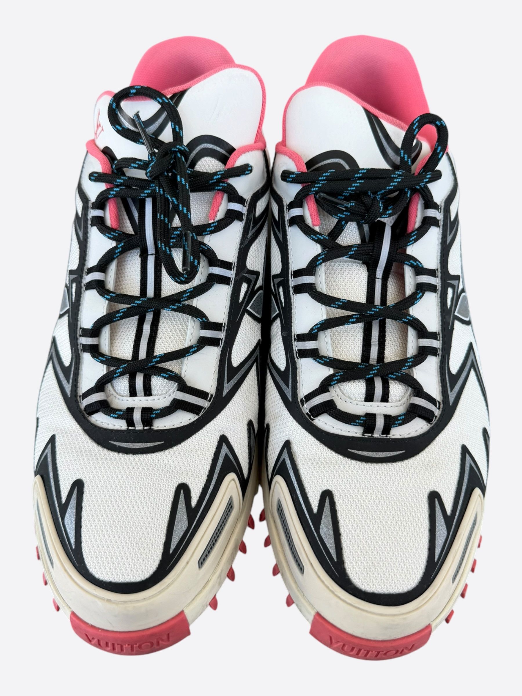 Louis Vuitton Louis Vuitton White & Multicolor Sprint Sneakers Size US 9.5 / EU 42-43 - 2 Thumbnail