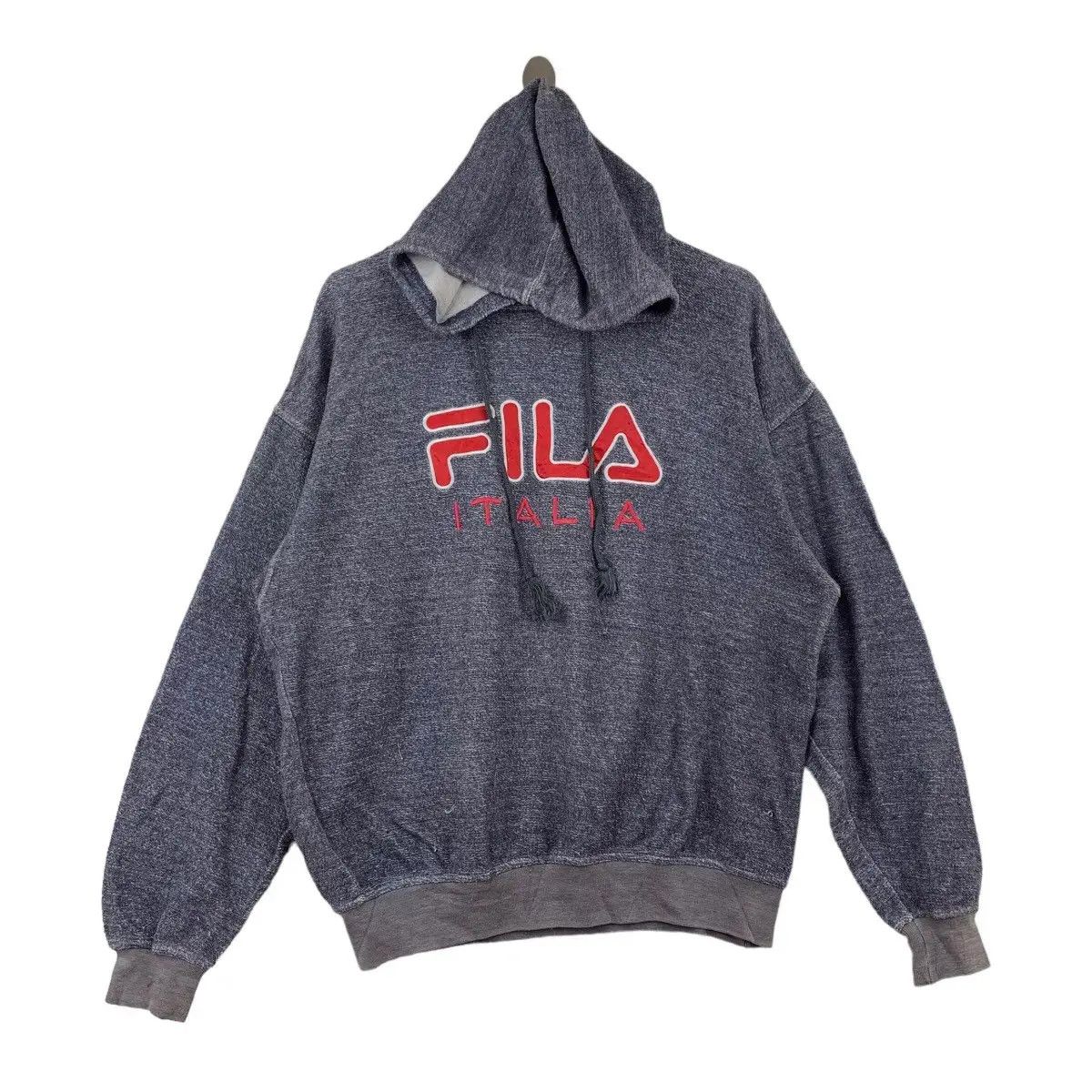 Fila × Vintage Vintage 90’ FILA ITALIA Embroidered Logo Hoodie Sweatshirt Size M / US 6-8 / IT 42-44 - 1 Thumbnail