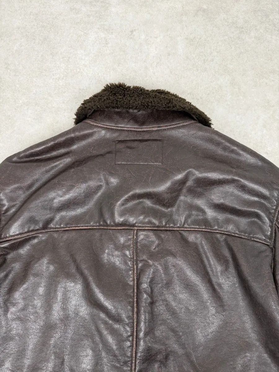 Armani 2000s Armani Brown Faux Shearling Jacket Size US M / EU 48-50 / 2 - 7 Thumbnail