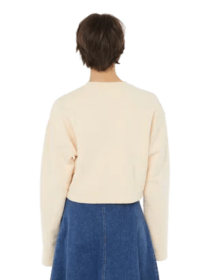 Acne Studios o1y0725 Crewneck Sweatshirt in Beige Size XXS / US 00 / IT 34 - 4 Thumbnail