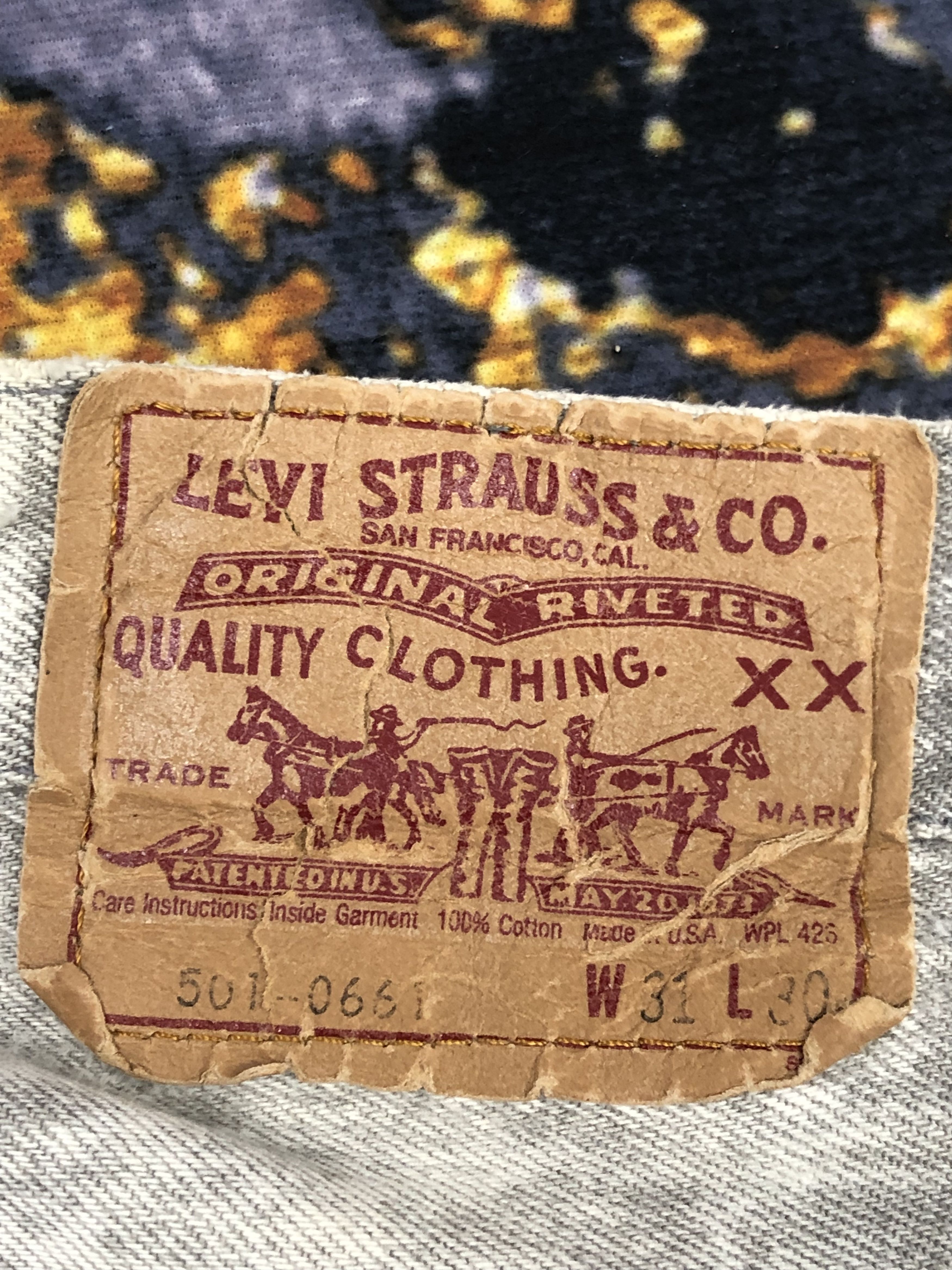 Levi's Vintage 90s Levi's 501 Acid Washed Jeans DPP0036 Size US 30 / EU 46 - 5 Thumbnail