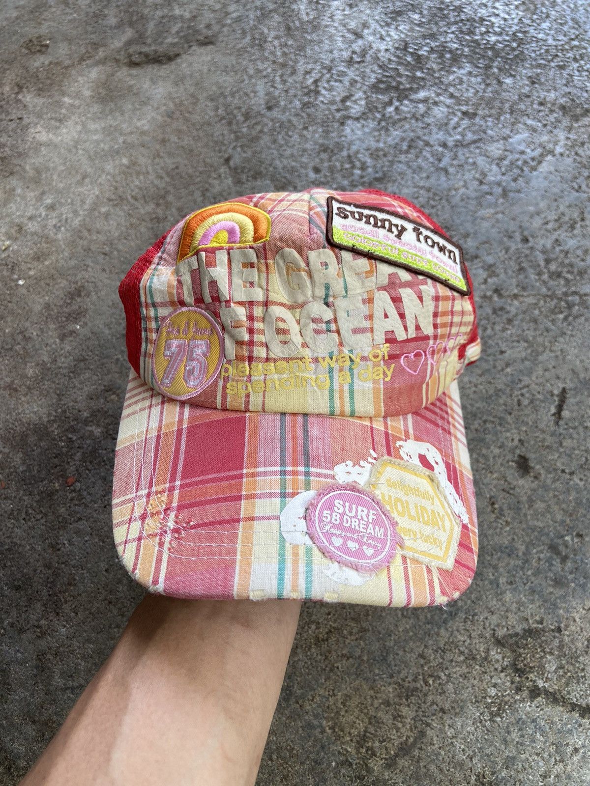 Japanese Brand THE GREAT OCEAN SUNNY TOWN CAP Size ONE SIZE - 1 Thumbnail