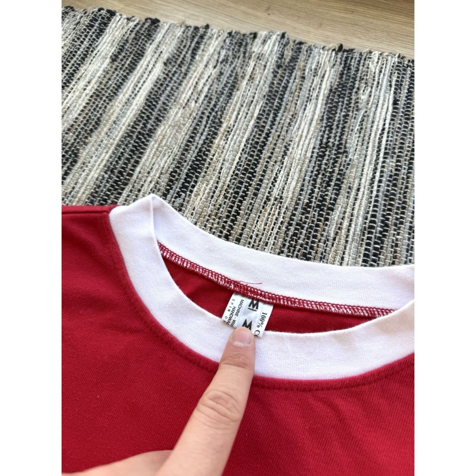 Vintage LIVERPOOL VINTAGE 80s COTTON FOOTBALL T-SHIRT SOOCER JERSEY RED MANCHESTER? Size US M / EU 48-50 / 2 - 5 Thumbnail