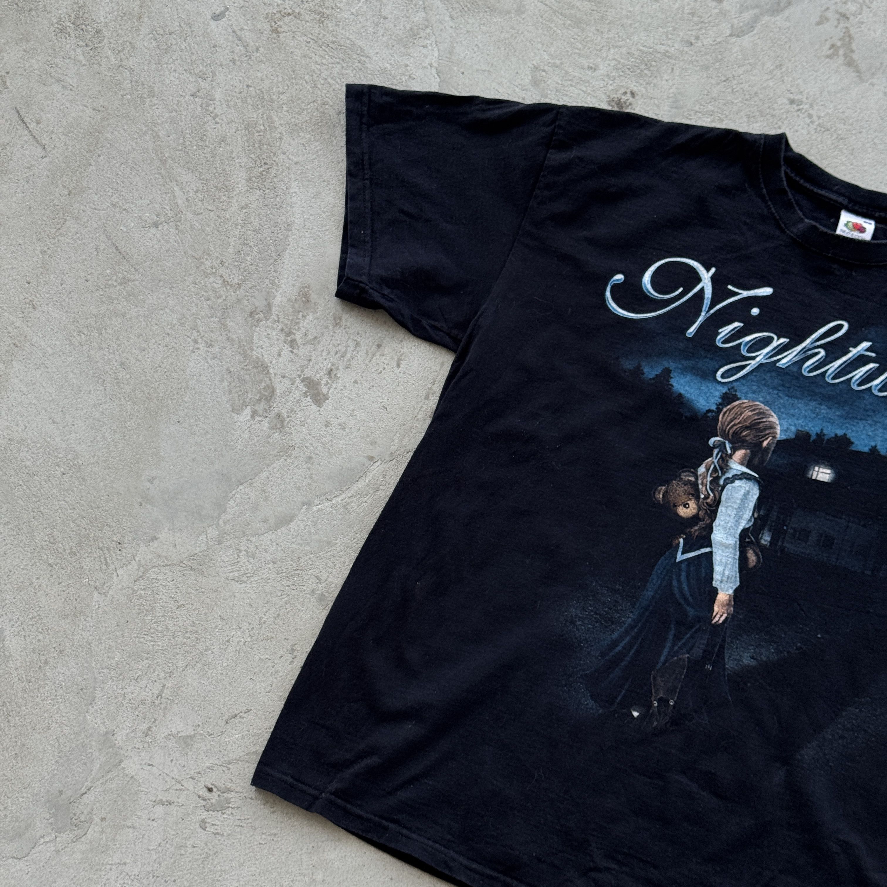 Vintage Vintage 90s Nightwish Metal Band Crewneck Tee Shirt Size US XL / EU 56 / 4 - 4 Thumbnail