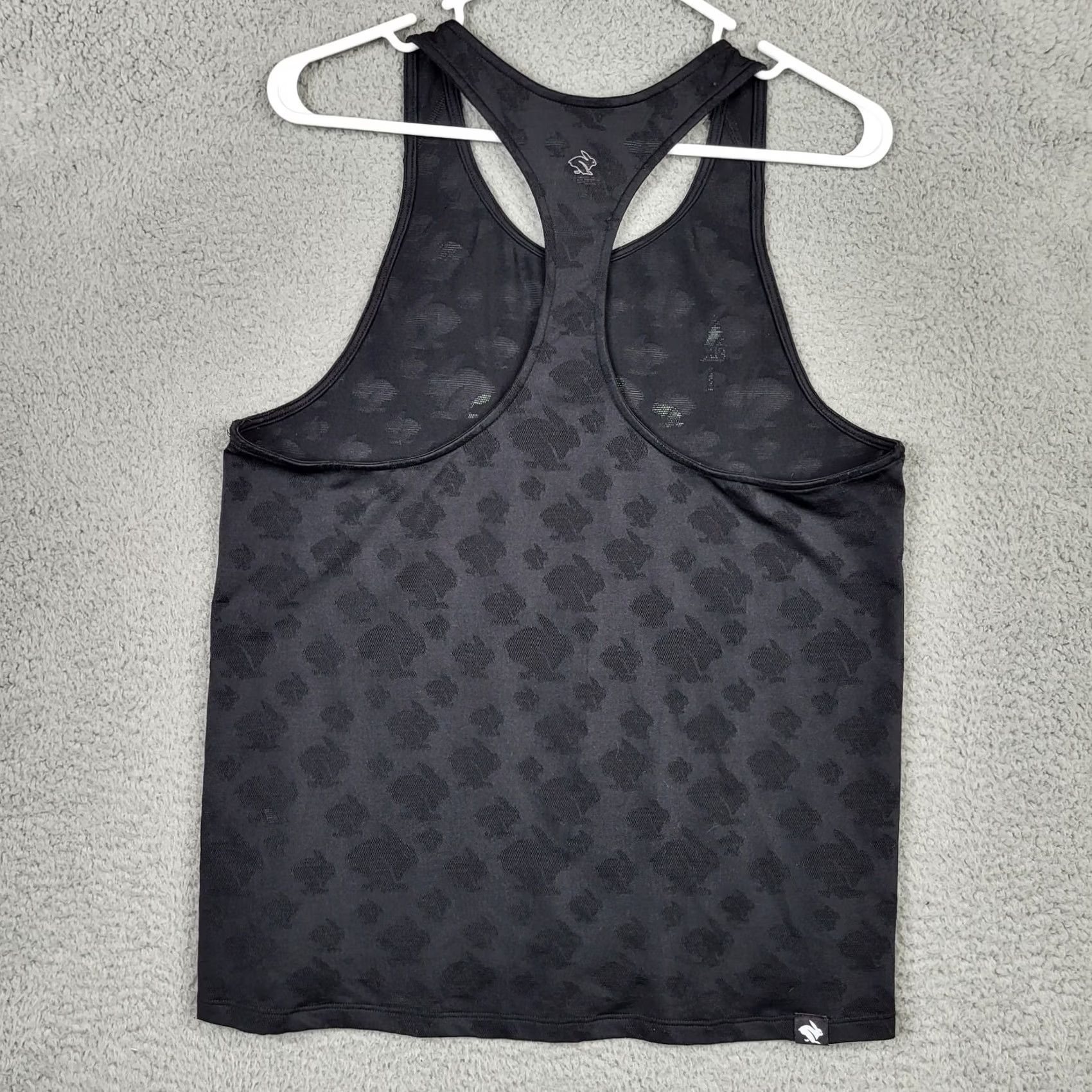 Vintage Rabbit Women’s Black EIAN Print Tank Top M Regular Sleeveless Sport Activewear Size M / US 6-8 / IT 42-44 - 6 Thumbnail