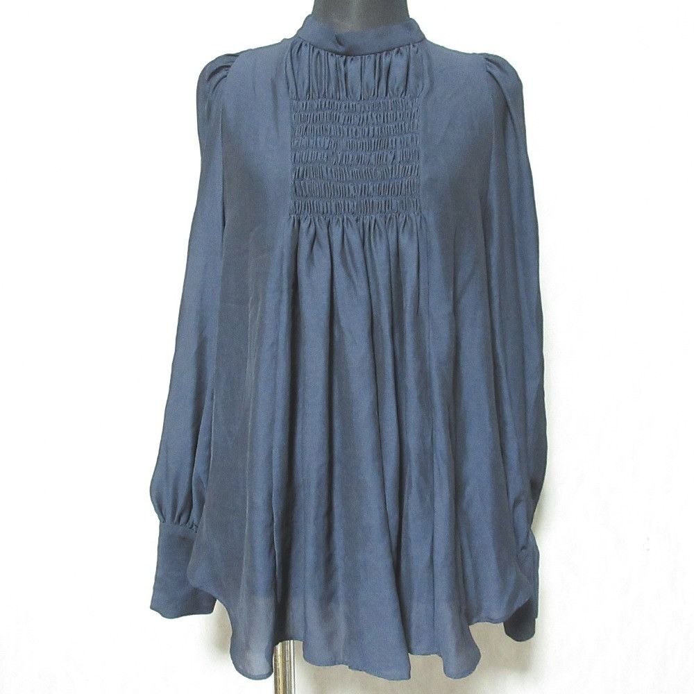 Other Tiara Frontal Shirring Blouse Others Tops A0131FB DUTY FREE for USA