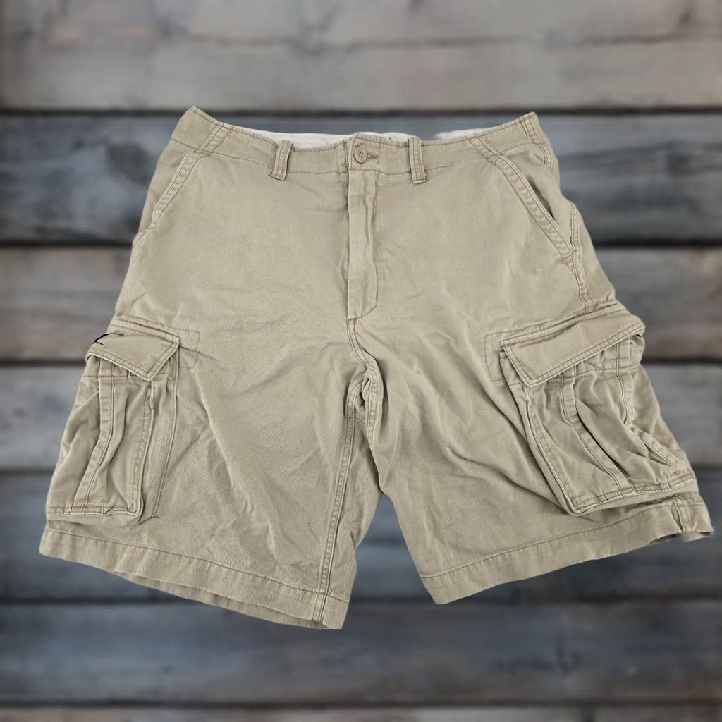 Polo Ralph Lauren VINTAGE Polo Ralph Lauren Beige Military Surplus Cargo Shorts Size 36 Men Regular Cotton 10 Inseam Cargo Pocket Outdoor Pocketed Size US M / EU 48-50 / 2 - 1 Thumbnail