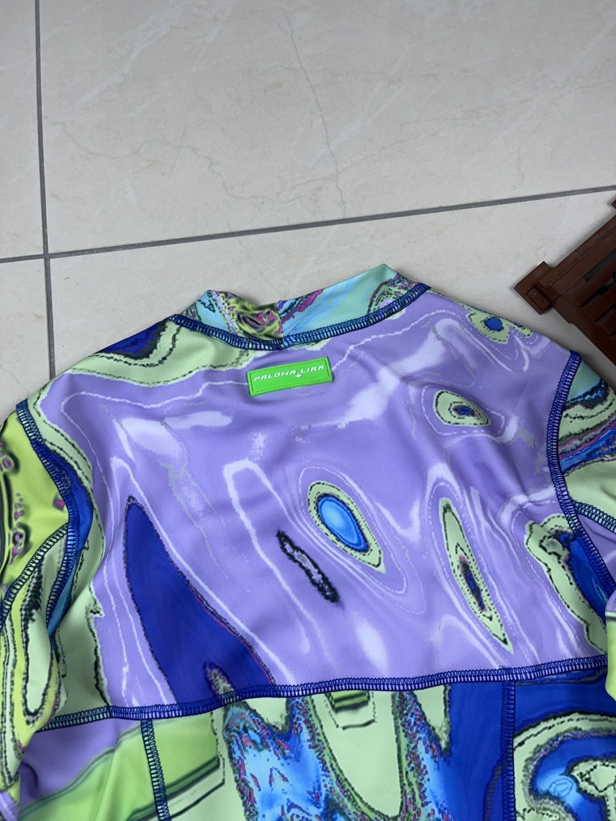 Designer ➕ paloma lira rare new wave designer Acid sport top ls Size L / US 10 / IT 46 - 4 Thumbnail