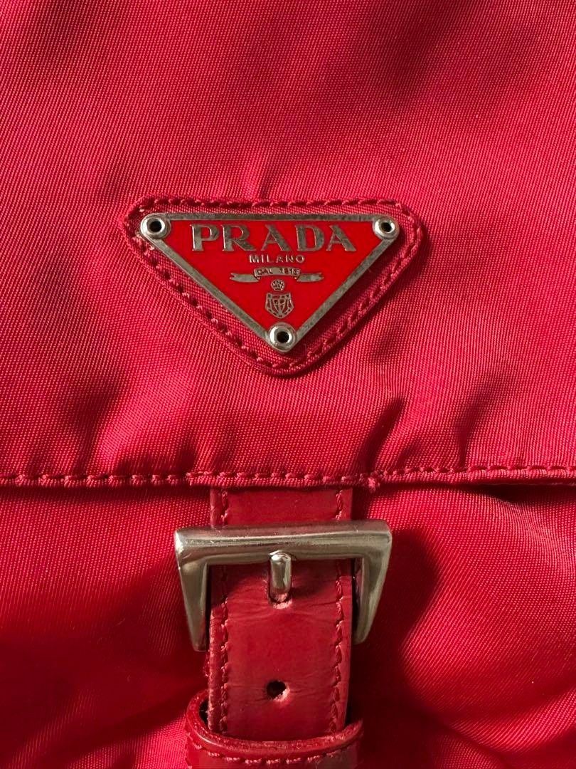 Prada Prada - Shoulder Bag Crossbody Triangle Logo Plate Red Size ONE SIZE - 5 Thumbnail