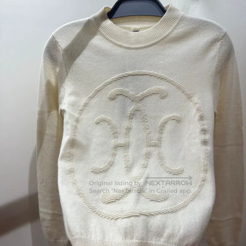 Hermes Hermes Patterned Floral Cashmere Sweater Size XXS / US 00 / IT 34 - 6 Thumbnail