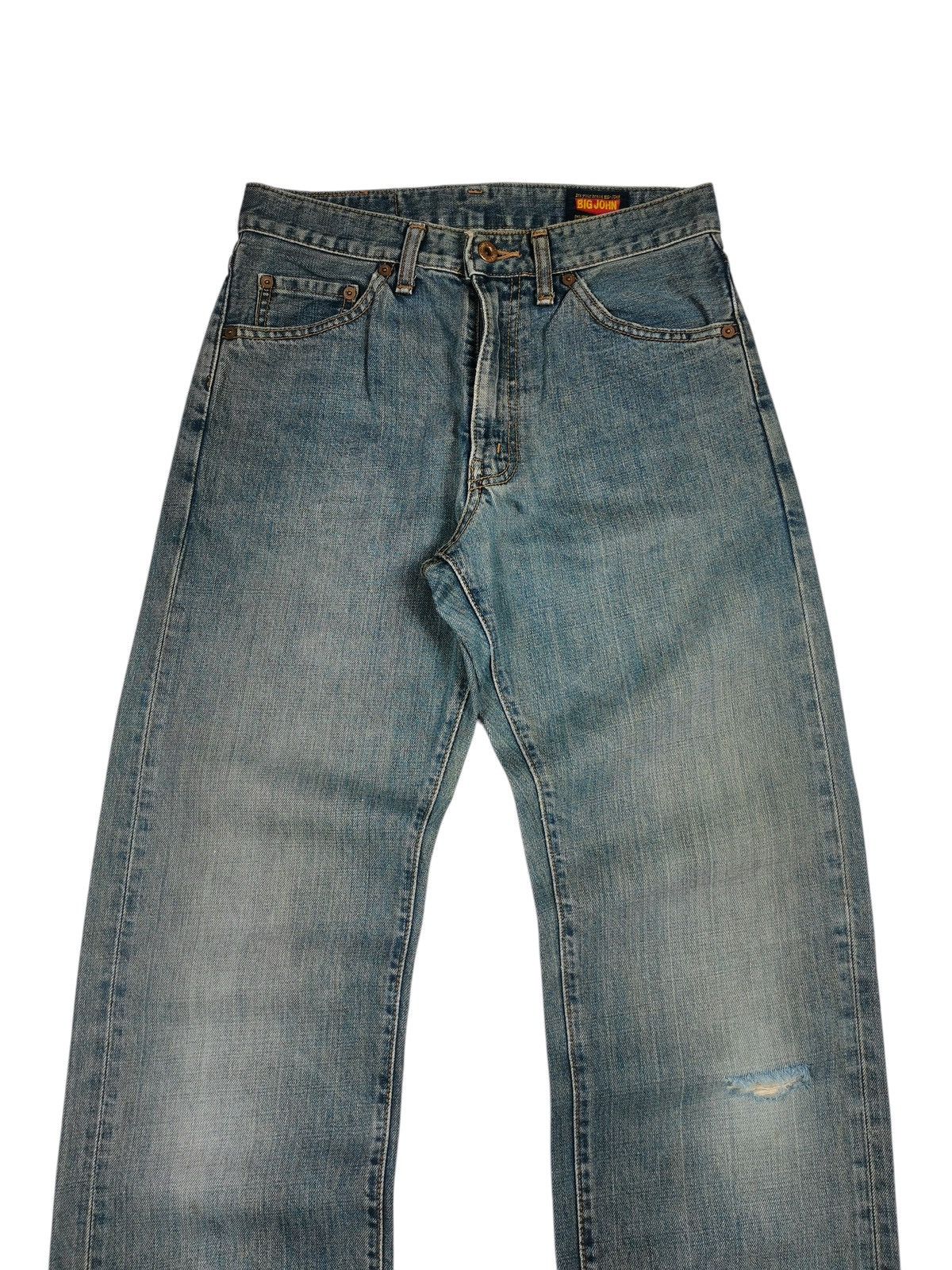 Vintage Big John Mudwash Distressed Jeans Size US 28 / EU 44 - 1 Thumbnail