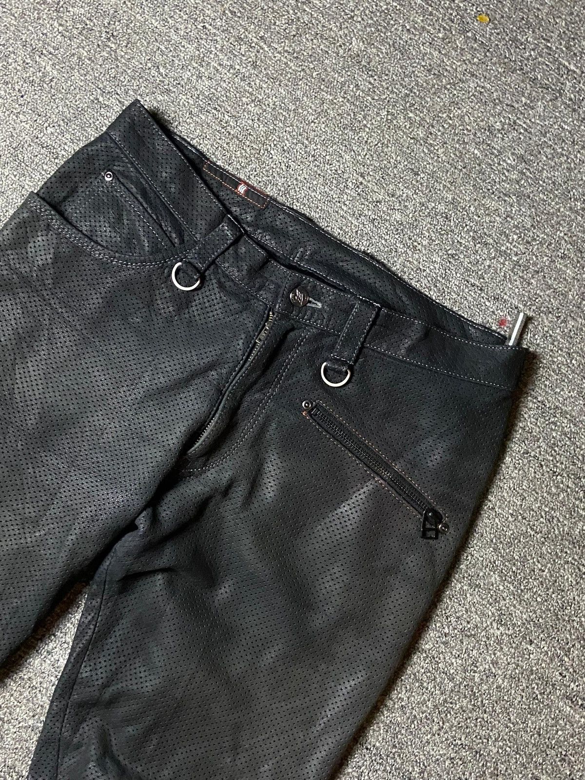 Japanese Brand × Seditionaries × Vintage D3O Japanese Brand Leather Pants (122) Size US 33 - 7 Thumbnail