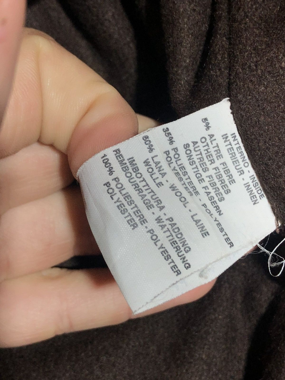 Valentino Vintage Valentino Jeans Wool Blend Brown Vest Jacket Size US XL / EU 56 / 4 - 6 Thumbnail