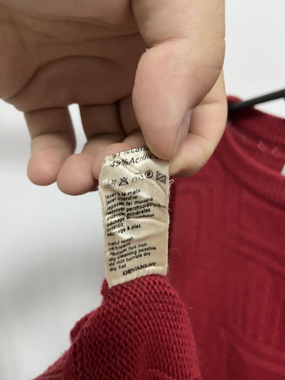 Lacoste × Vintage Lacoste Chemise Vintage Sweater Knitted Small Logo France Size US L / EU 52-54 / 3 - 6 Thumbnail