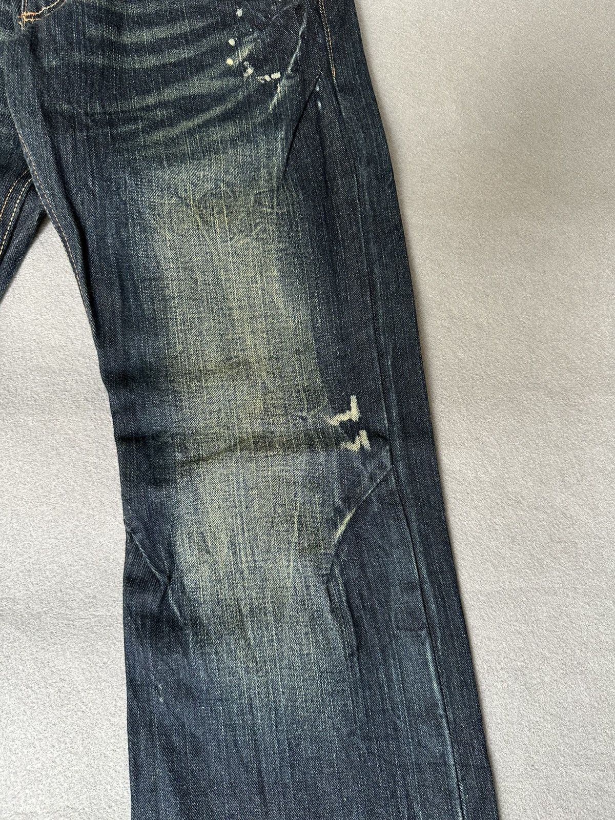 Japanese Brand FLARE Root Three Design Denim Size US 30 / EU 46 - 8 Thumbnail