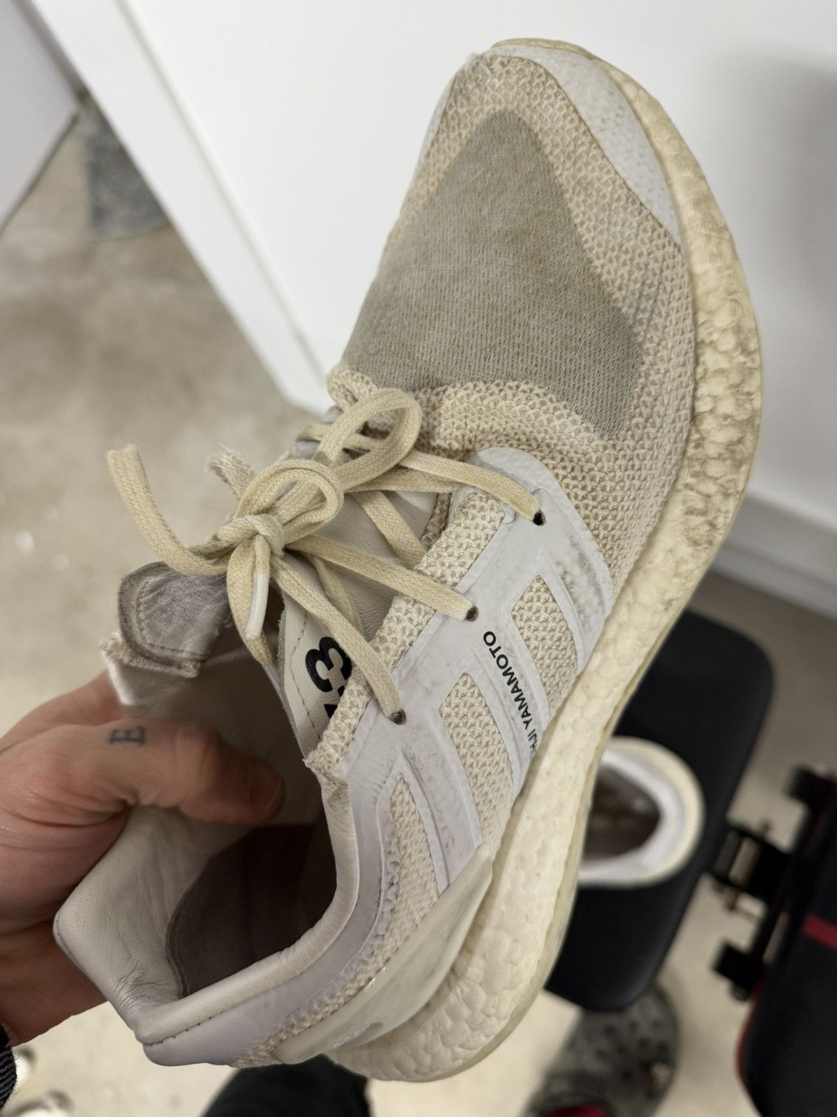 Y-3 Y-3 Triple White Pure Boost Sneakers Yohji Yamamoto Size US 8.5 / EU 41-42 - 9 Thumbnail
