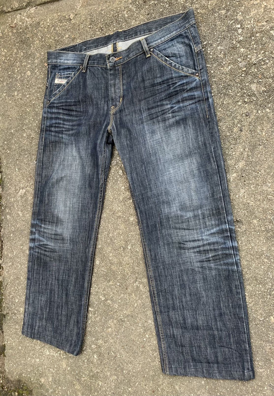 Diesel Rare.. Diesel Buckle Back Denim Jeans Pants Size US 40 / EU 56 - 5 Thumbnail