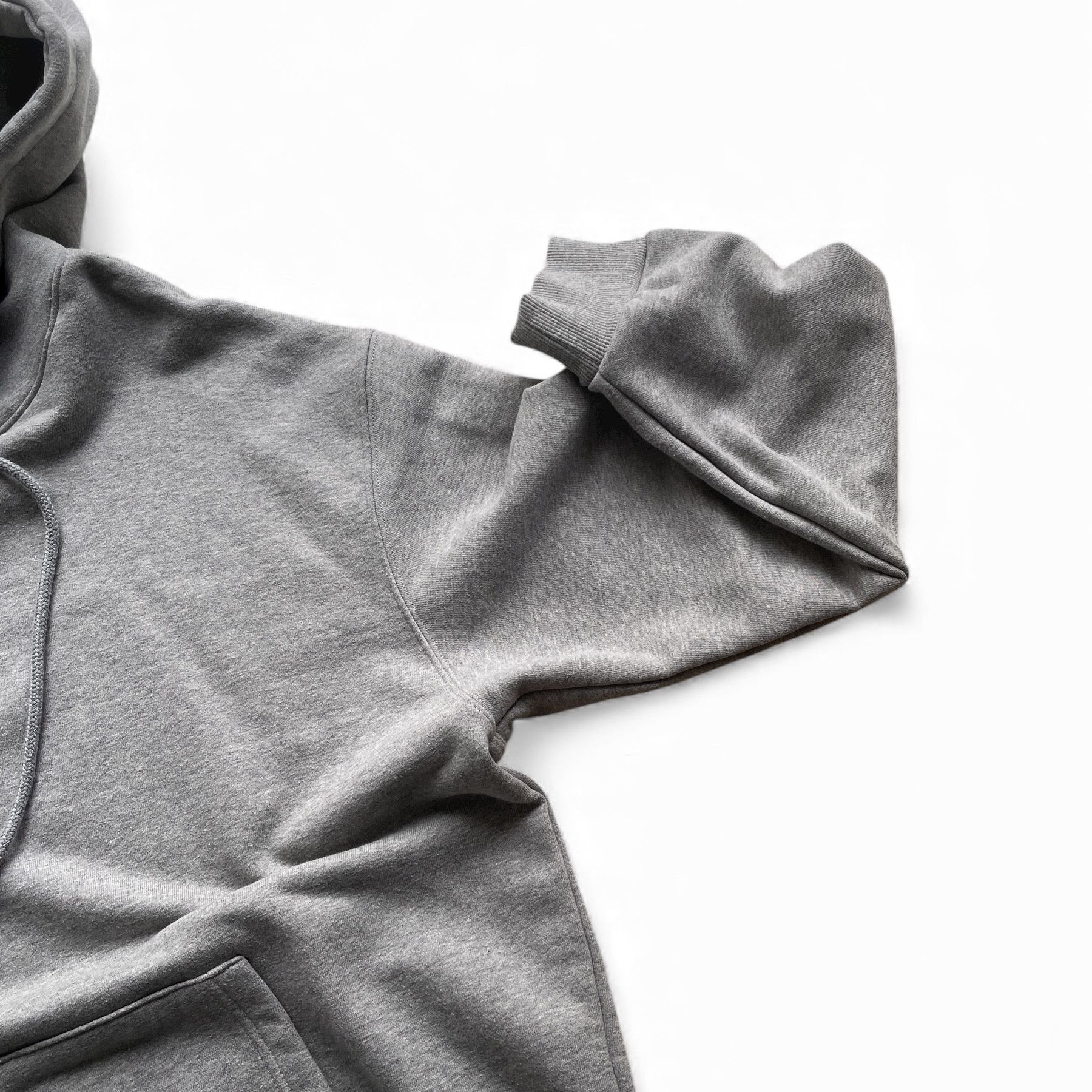 Japanese Brand Oversized blank hoodie with dropped shoulders Size US L / EU 52-54 / 3 - 5 Thumbnail