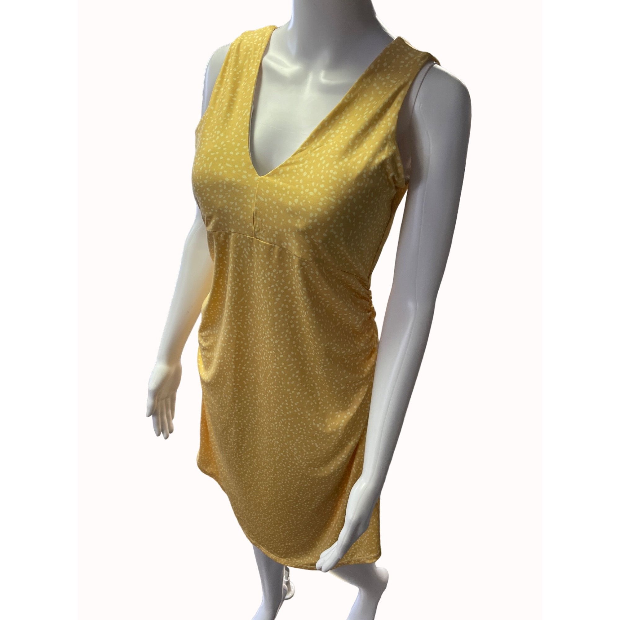 Prana Prana Women's Yellow Sleeveless, Stretch dress, midi Size M Size M / US 6-8 / IT 42-44 - 2 Thumbnail