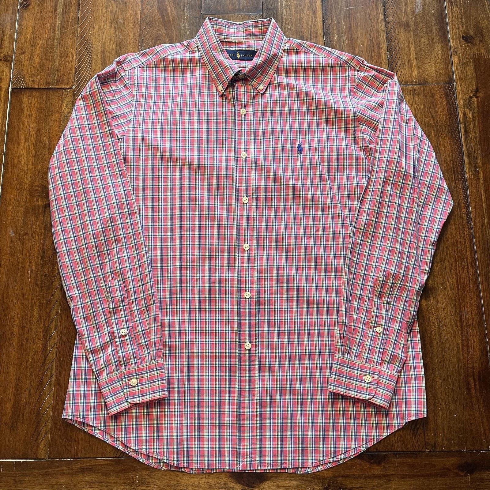 Ralph Lauren Polo Ralph Lauren Shirt L Plaid Button Down Collar Embroider Size US L / EU 52-54 / 3 - 2 Thumbnail