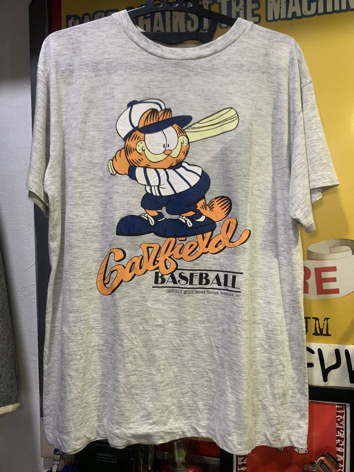 Cartoon Network Vintage GARFIELD “Baseball” Garfield ©️1978 cartoon tees Size US L / EU 52-54 / 3 - 2 Thumbnail