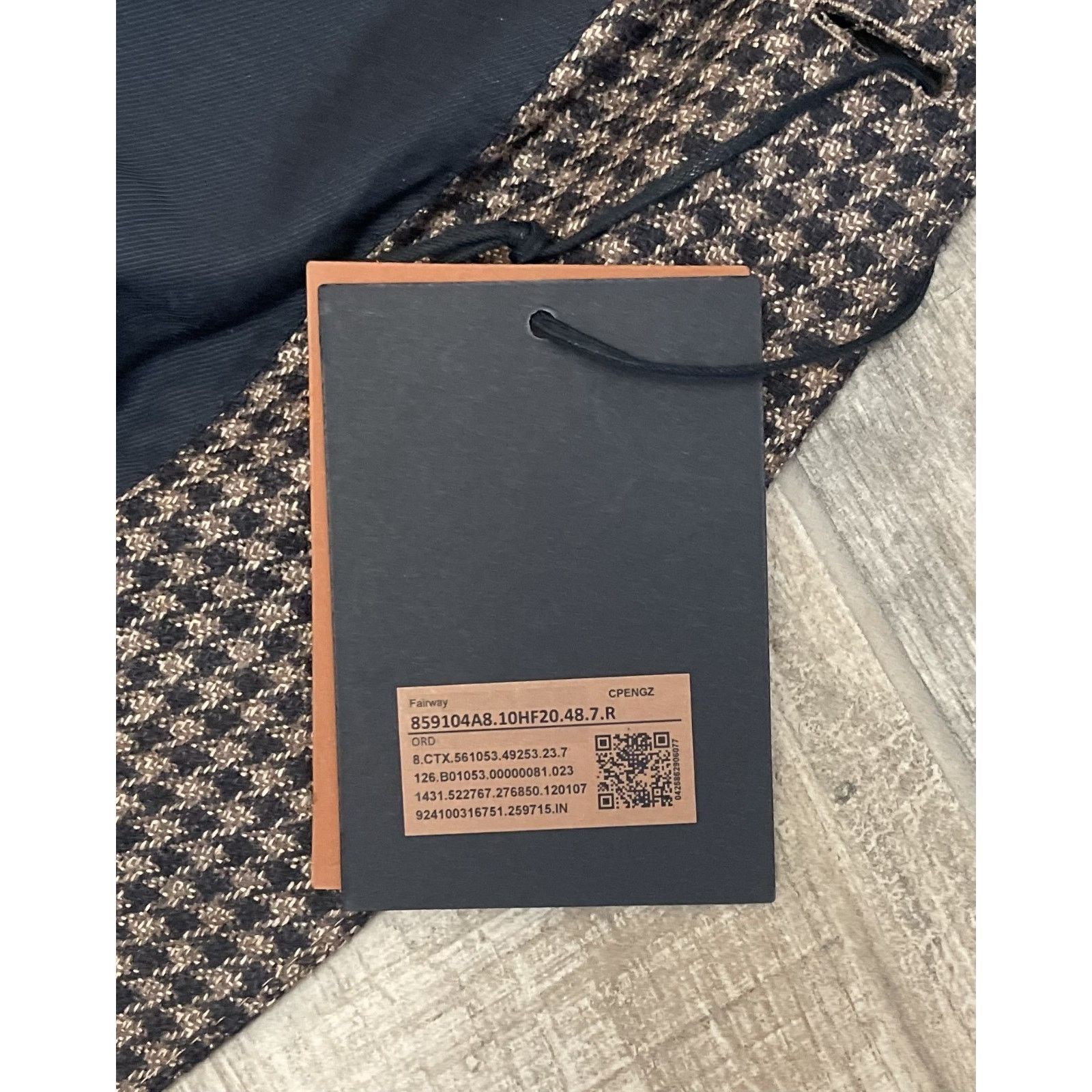 Ermenegildo Zegna $4,995 NWT ZEGNA Brown Checks Cashmere Sport Coat 48(38)R Size 38R - 9 Thumbnail