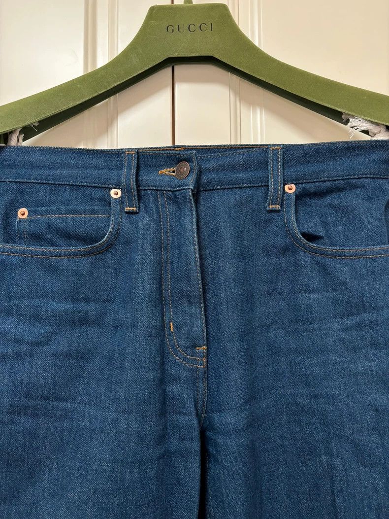Gucci GucciGG apple-decorated washed jeans 2503-Nextarrow Size 25" / US 0 / IT 36 - 5 Thumbnail