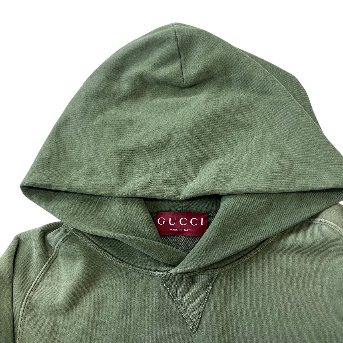 Gucci GUCCI 2025 Logo Embroidery Green Oversized Hoodie Size US XS / EU 42 / 0 - 2 Thumbnail