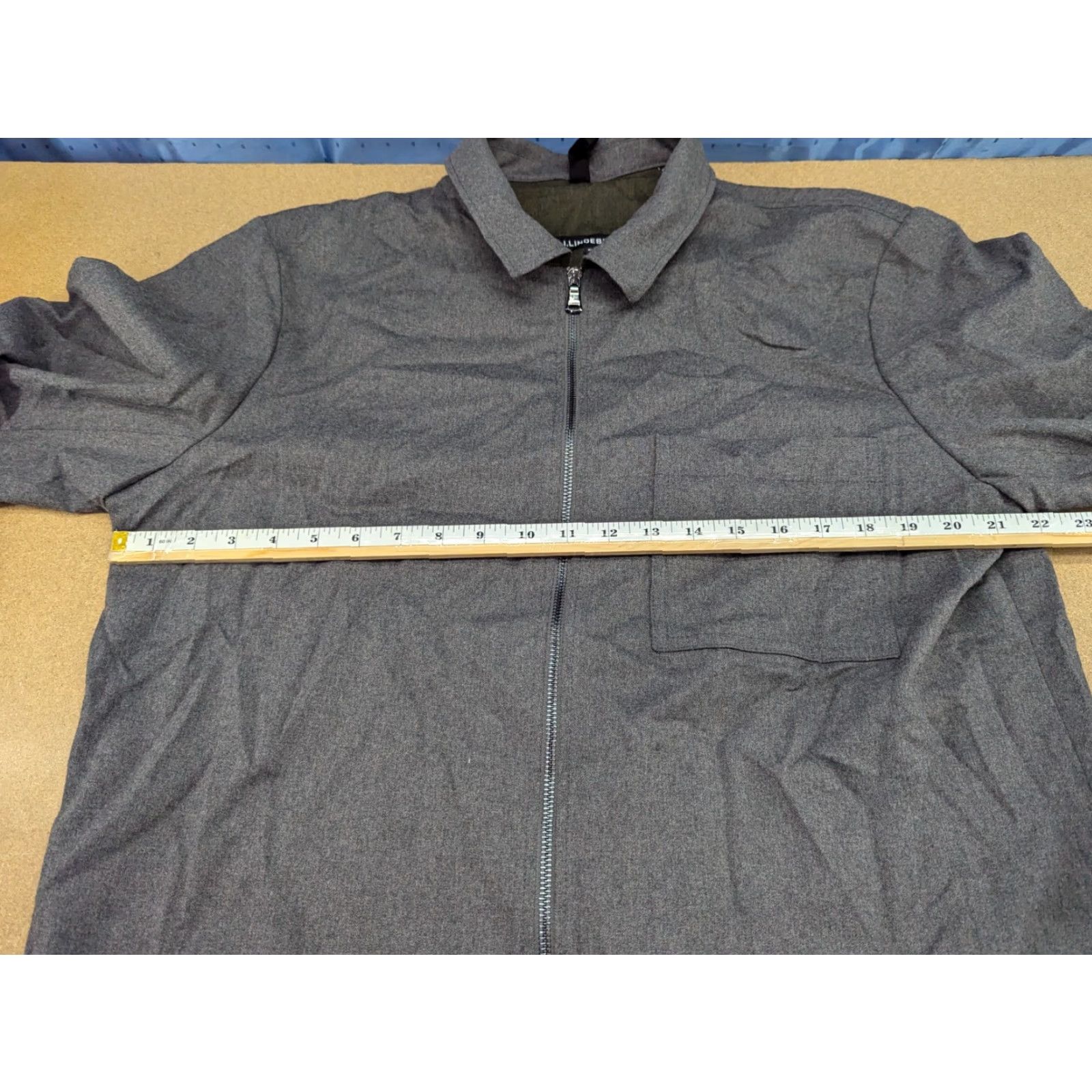 J.Lindeberg J Lindeberg JASON FLANNEL JACKET Wool Full Zip Mens XL Gray Size US XL / EU 56 / 4 - 6 Thumbnail