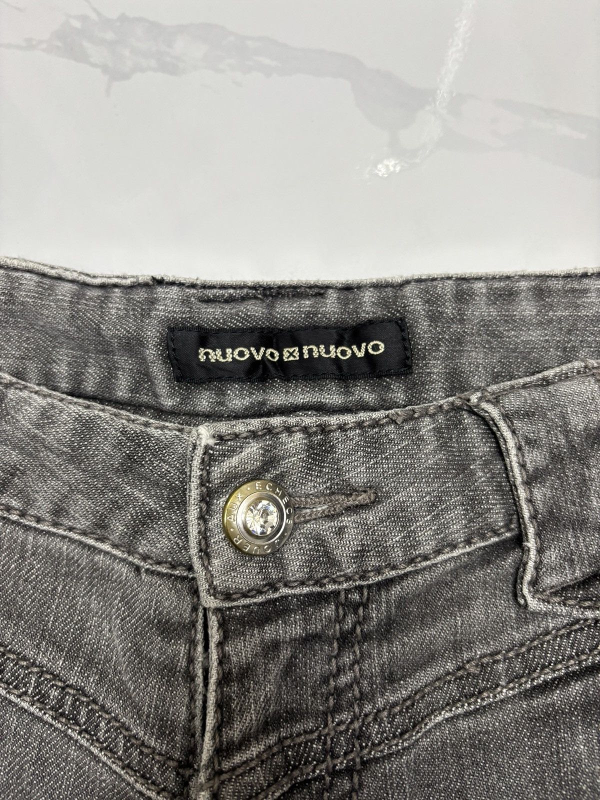 If Six Was Nine Vintage Flared Jeans Japanese Brand Nouvo x Nouvo Flare Jean Size US 28 / EU 44 - 9 Thumbnail