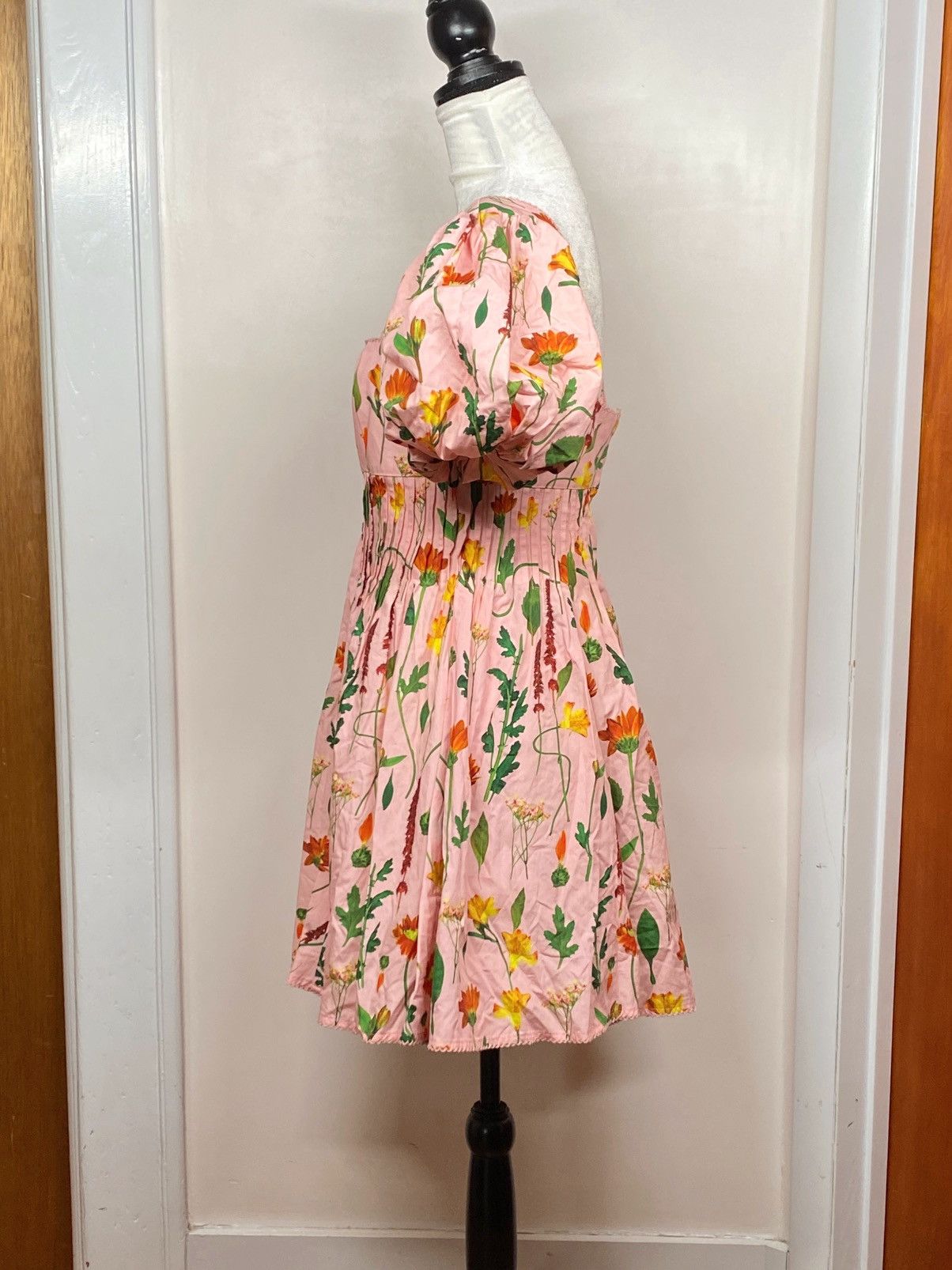 AGUA by Agua Bendita Agua by Agua Bendita Carmelo Floral Cotton Minidress size M Size M / US 6-8 / IT 42-44 - 9 Thumbnail