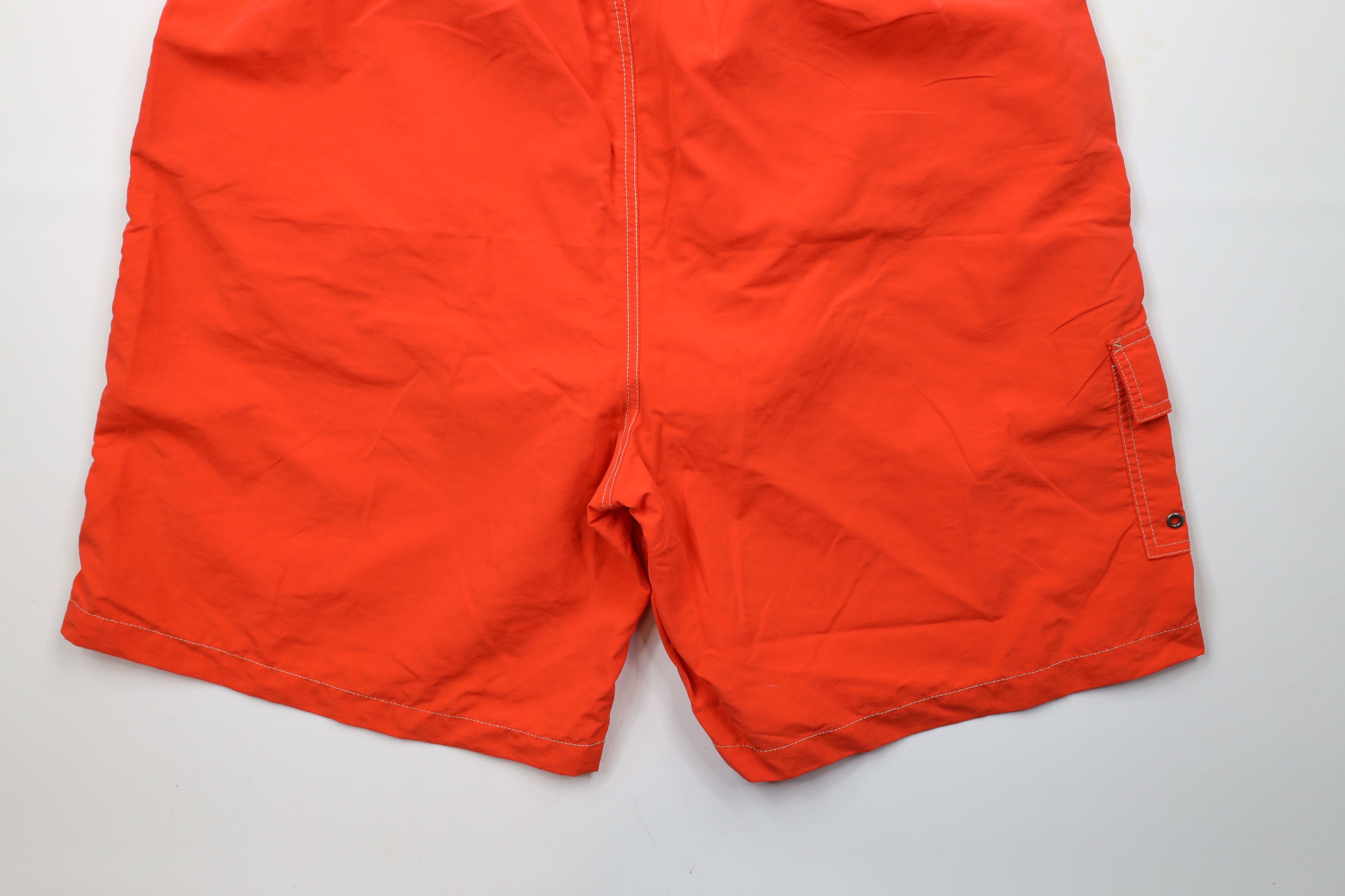 Ralph Lauren × Vintage Vintage 90s Ralph Lauren Lined Shorts Swim Trunks Orange Size US 40 / EU 56 - 13 Thumbnail