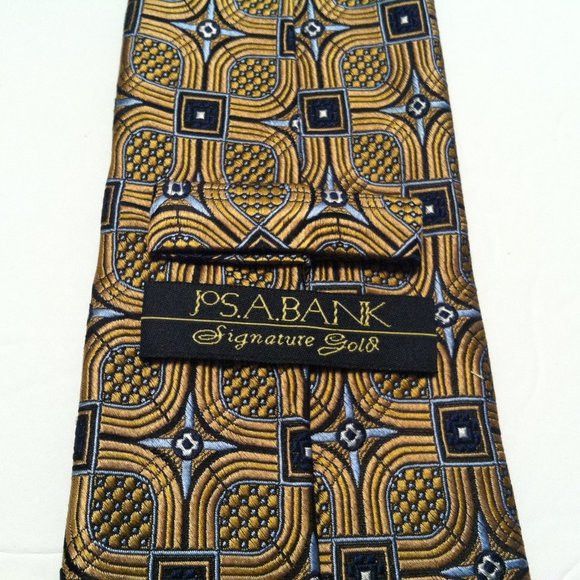 Jos. A. Bank JOS.A.BANK SIGNATURE MEN'S NEW 100%SILK TIE WIDTH: 3 1/2" Size ONE SIZE - 3 Thumbnail