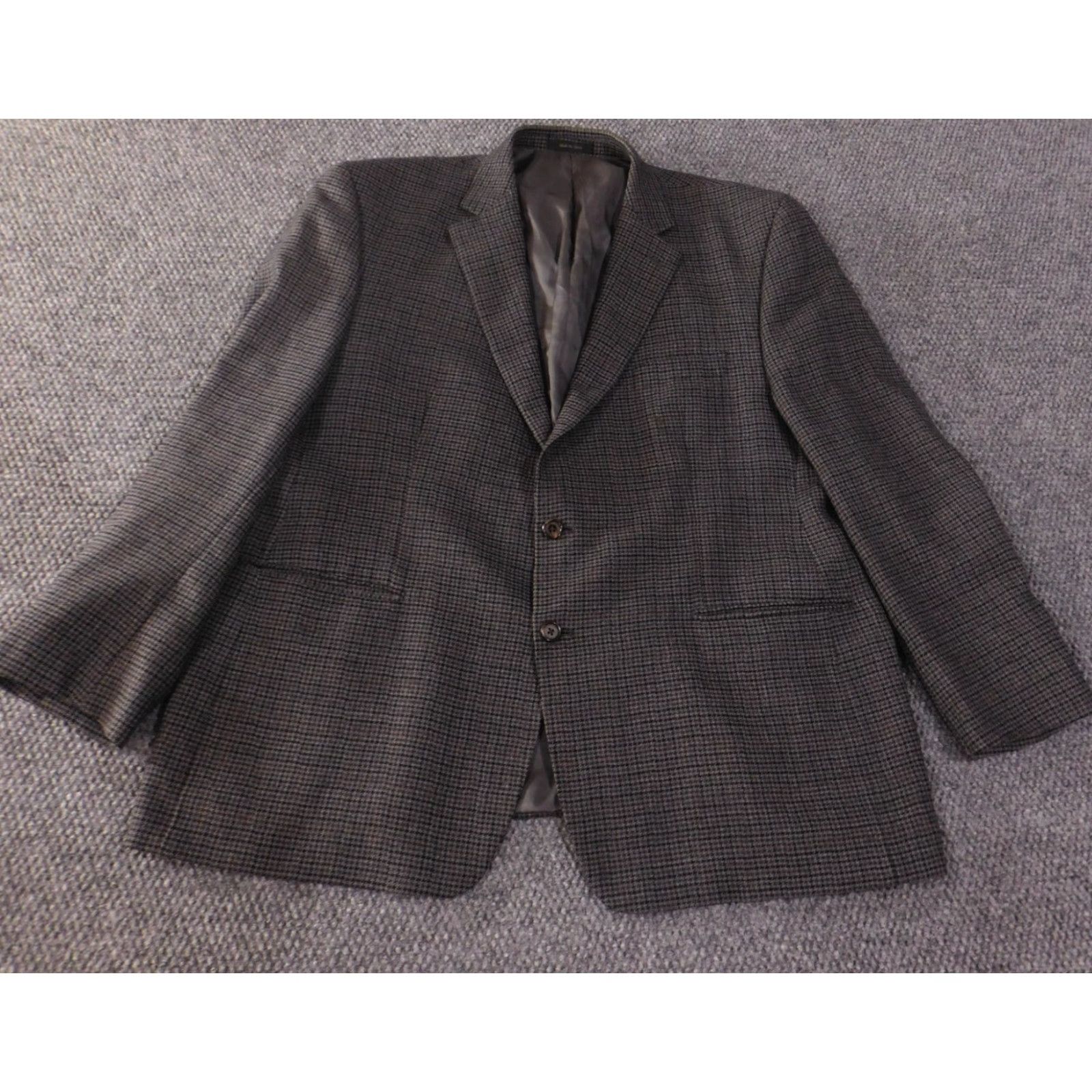 Ralph Lauren Lauren Ralph Lauren Blazer Men 48 Gray Two-Button Wool Tweed Suit Jacket X-Large? (Note: 48 size) Size 48R - 2 Thumbnail