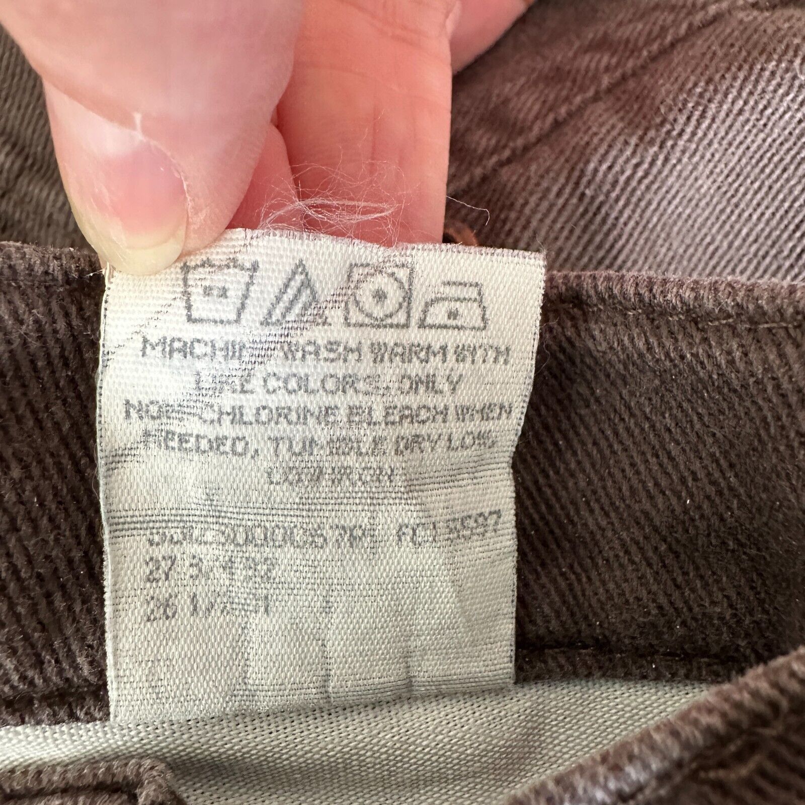Lee Lee Original Brown Denim Mid Rise 5-Pocket Slim Jeans 4 Size 27" / US 4 / IT 40 - 9 Thumbnail